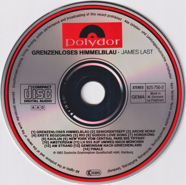 James Last : Grenzenloses Himmelblau (CD, Album)
