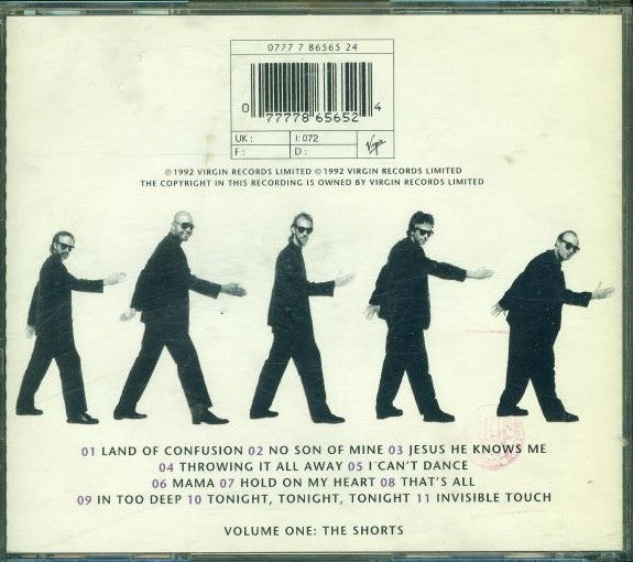 Genesis : Live / The Way We Walk (Volume One: The Shorts) (CD, Album, RE)