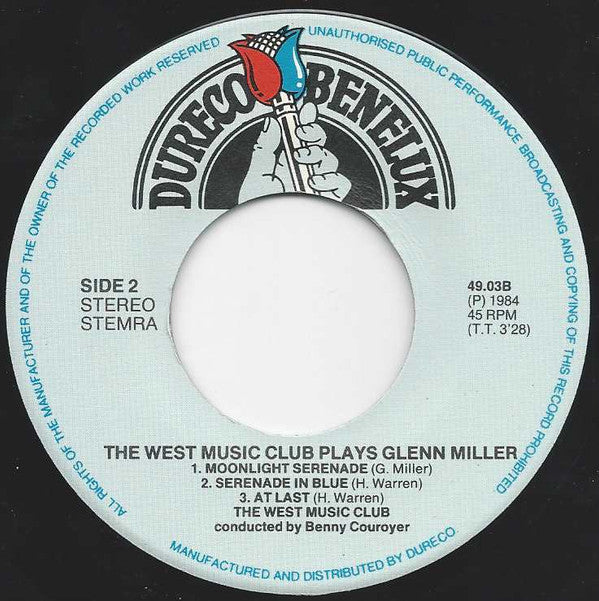 The West Music Club : The West Music Club Plays Glenn Miller (7", Single, M/Print)