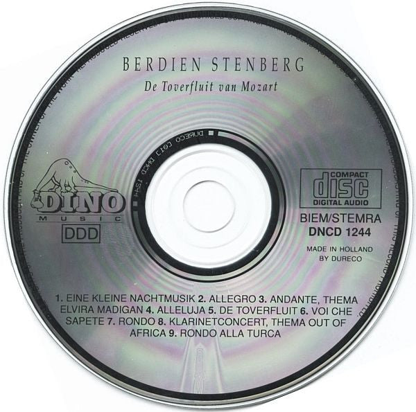 Berdien Stenberg : De Toverfluit Van Mozart (CD, Album)