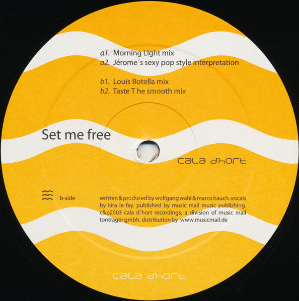 Jérome vs. Taste T. Feat. Kira Le Fay : Set Me Free (12")