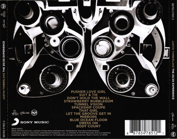 Justin Timberlake : The 20/20 Experience (CD, Album, Dlx)