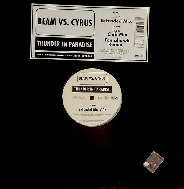 Beam Vs. Cyrus : Thunder In Paradise (12")