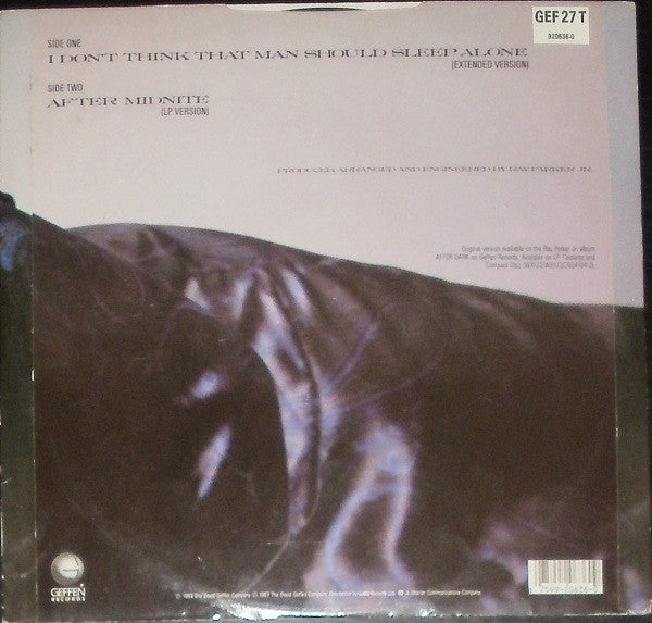 Ray Parker Jr. : I Don't Think That Man Should Sleep Alone (12")