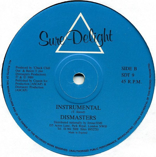 The Dismasters : Black & Proud (12")