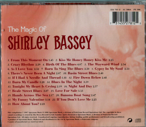 Shirley Bassey : The Magic Of Shirley Bassey (CD, Comp)