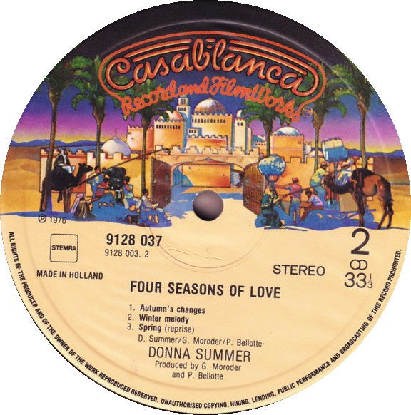 Donna Summer : Four Seasons Of Love (LP, Album, RE)