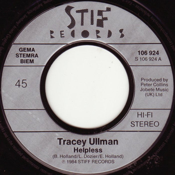 Tracey Ullman : Helpless (7", Single)