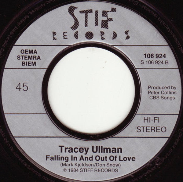 Tracey Ullman : Helpless (7", Single)