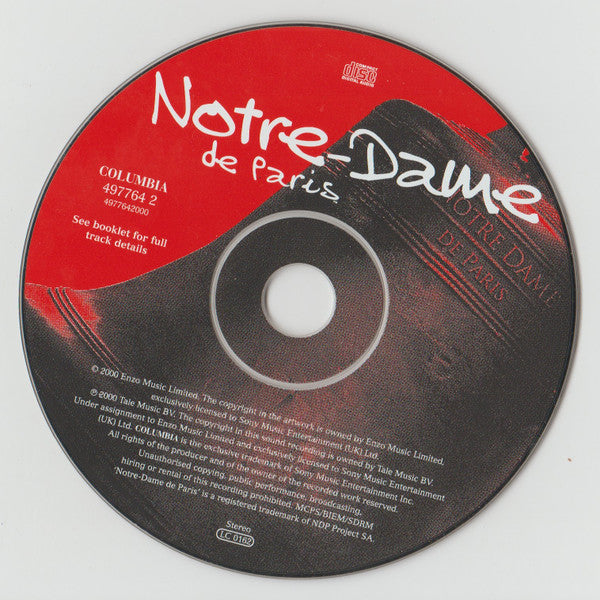 Various : Notre-Dame De Paris  (CD, Album)