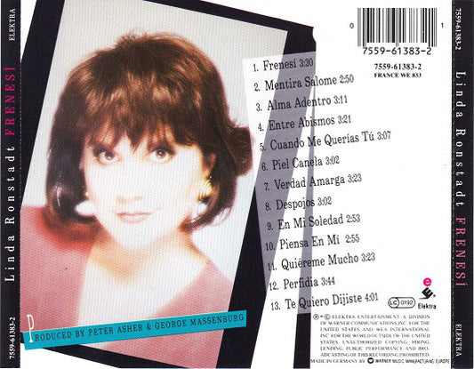 Linda Ronstadt : Frenesí (CD)
