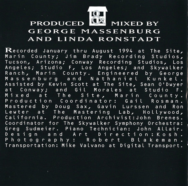 Linda Ronstadt : Feels Like Home (CD, Album)