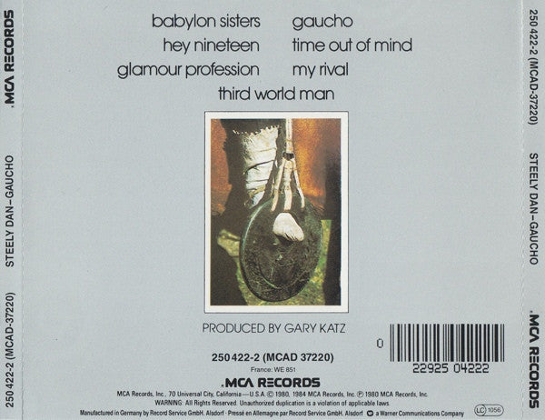 Steely Dan : Gaucho (CD, Album, RE)