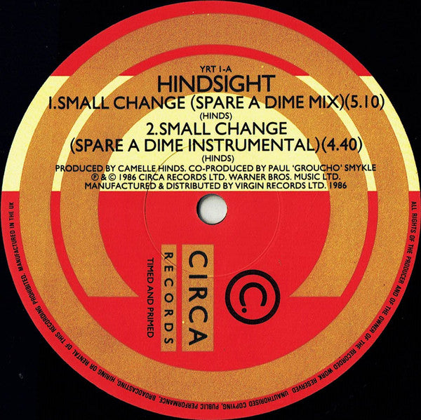 Hindsight (3) : Small Change (12", Single)