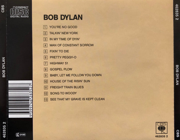 Bob Dylan : Bob Dylan (CD, Album, RE)
