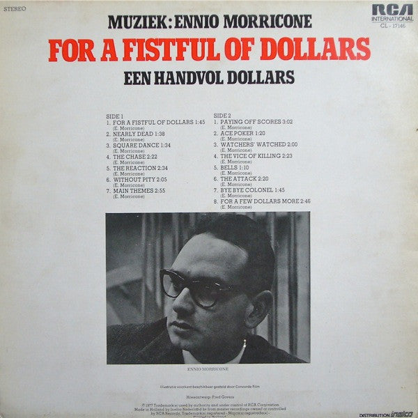 Ennio Morricone : For A Fistful Of Dollars (LP, Album)