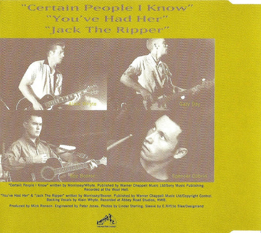 Morrissey : Certain People I Know (CD, Single)