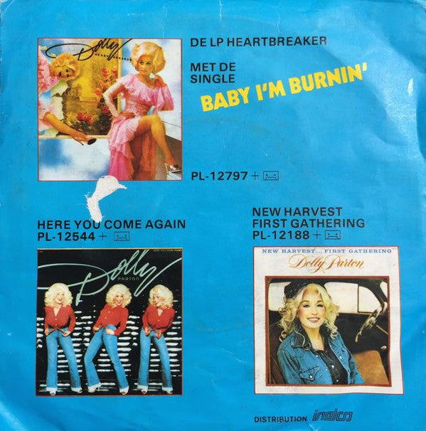Dolly Parton : Baby I'm Burnin'  (7", Single, Mixed)