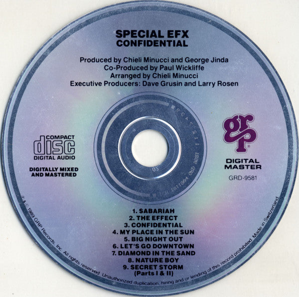 Special EFX : Confidential (CD, Album)