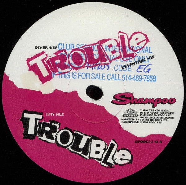 Shampoo : Trouble (12", Promo)