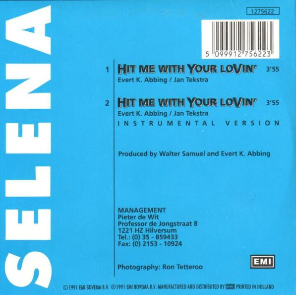 Selena (3) : Hit Me With Your Lovin' (CD, Single)