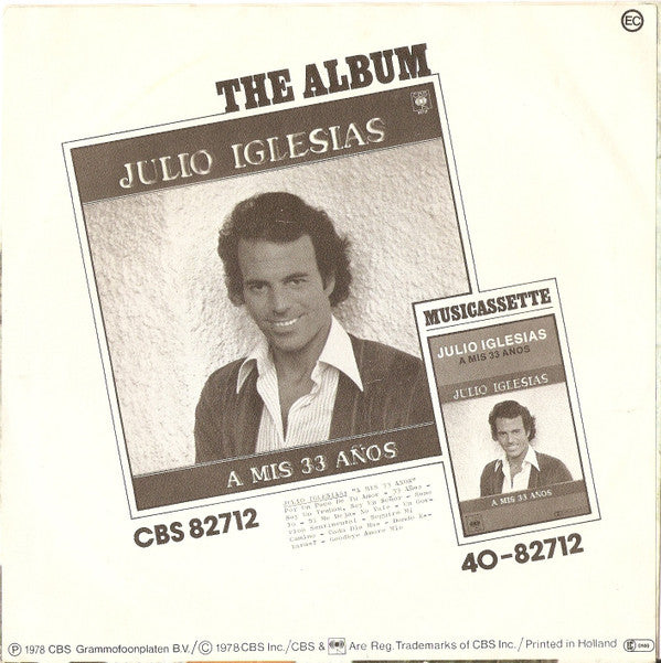 Julio Iglesias : Por Un Poco De Tu Amor (7", Single)