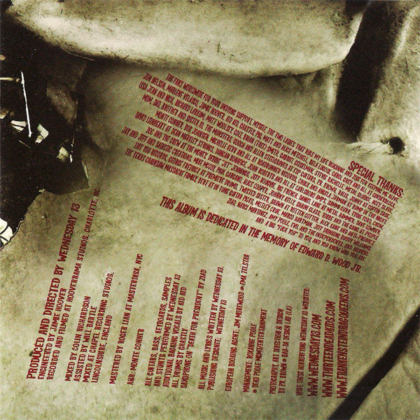 Wednesday 13 : Transylvania 90210: Songs Of Death, Dying, And The Dead (CD, Album)