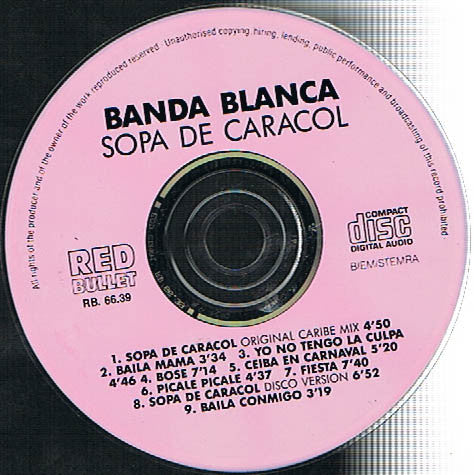 Banda Blanca : Sopa De Caracol (CD, Album)