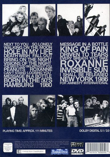 The Police : We Burn For You (DVD-V, Unofficial)