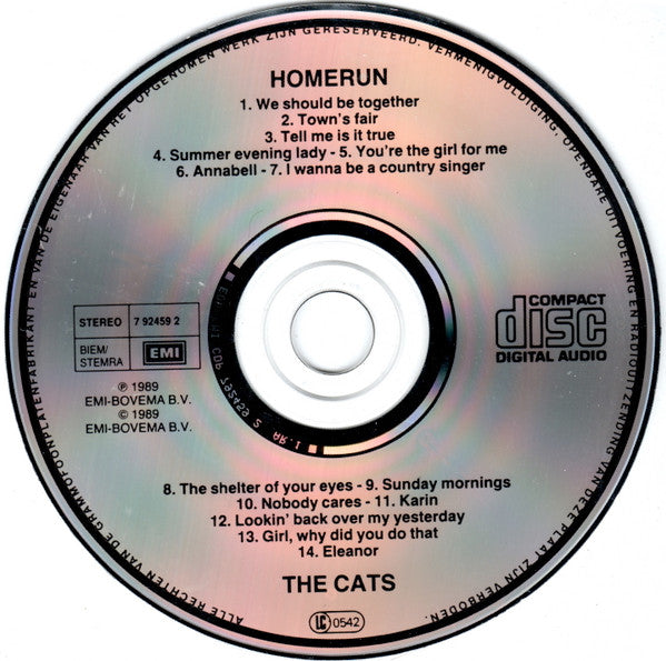 The Cats : Homerun (CD, Album)