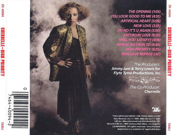 Cherrelle : High Priority (CD, Album)