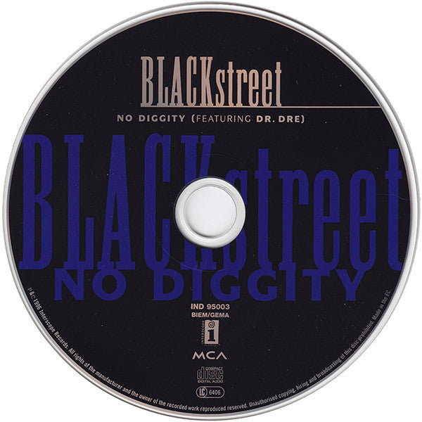 Blackstreet Featuring Dr. Dre : No Diggity (CD, Single)