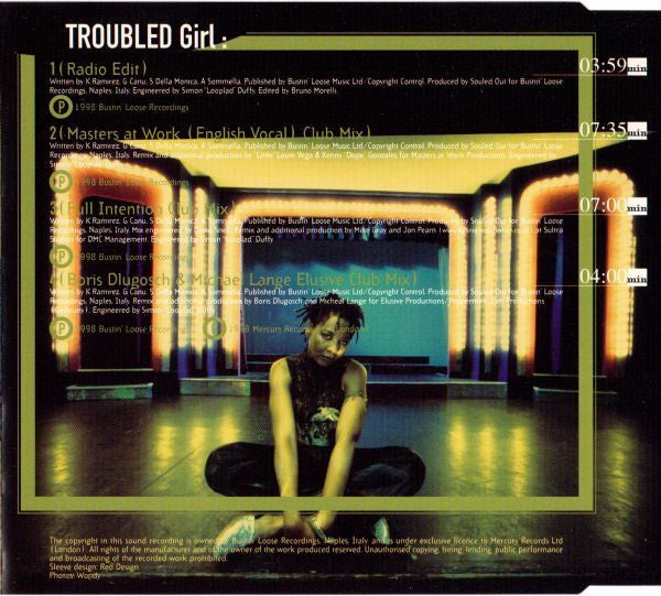 Karen Ramirez : Troubled Girl (CD, Single)