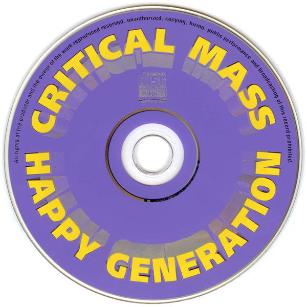 Critical Mass : Happy Generation (CD, Maxi)