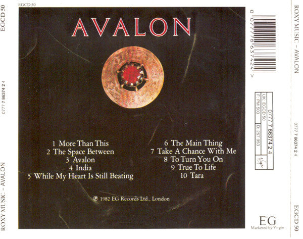 Roxy Music : Avalon (CD, Album, RE)