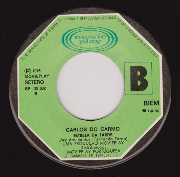 Carlos Do Carmo : Lisboa Menina E Moça (7", Single)