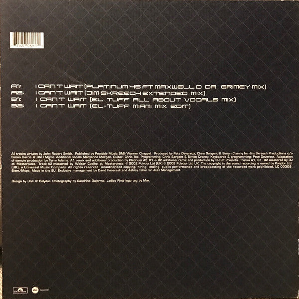 Ladies First : I Can't Wait (12")