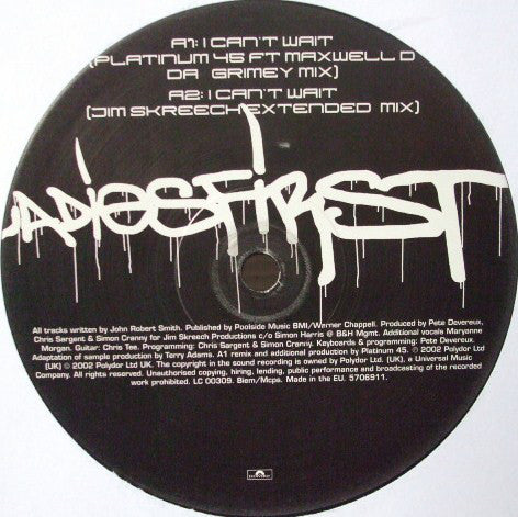 Ladies First : I Can't Wait (12")