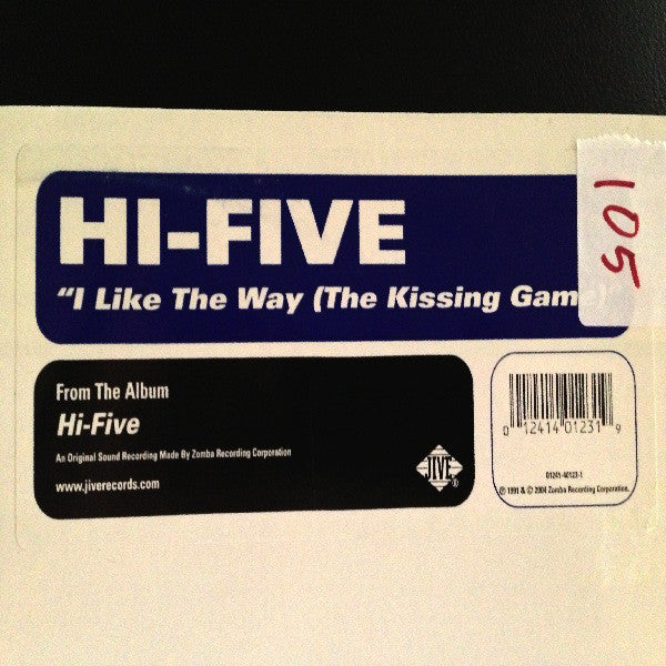 Hi-Five : I Like The Way (The Kissing Game) (12", RE)
