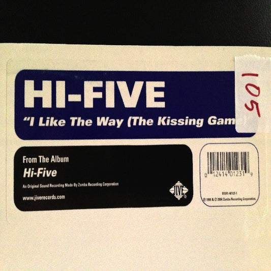 Hi-Five : I Like The Way (The Kissing Game) (12", RE)