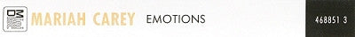 Mariah Carey : Emotions (MD, Album, M/Print)