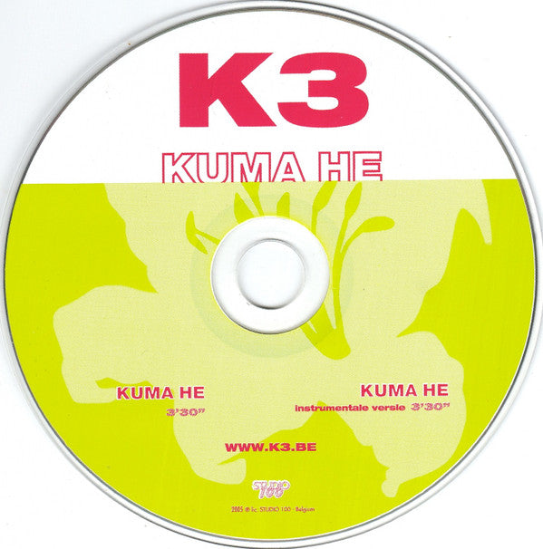 K3 : Kuma He (CD, Single)