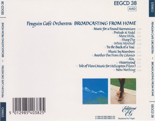 Penguin Cafe Orchestra : Broadcasting From Home (CD, Album, RE)