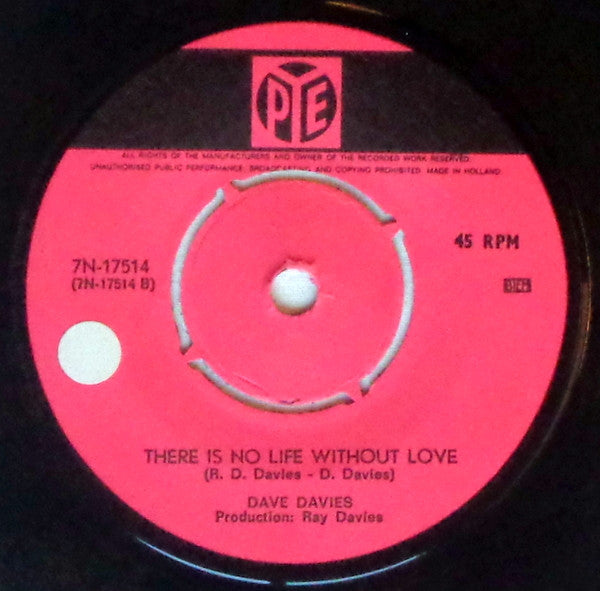 Dave Davies : Lincoln County (7", Single)