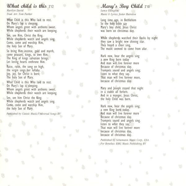 New London Chorale : Christmas With The New London Chorale (A Tom Parker Project) (CD, Album)