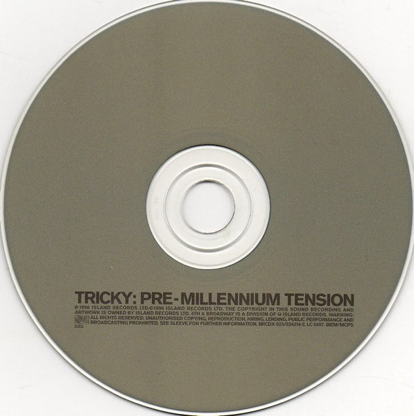 Tricky : Pre-Millennium Tension (CD, Album, Ltd)