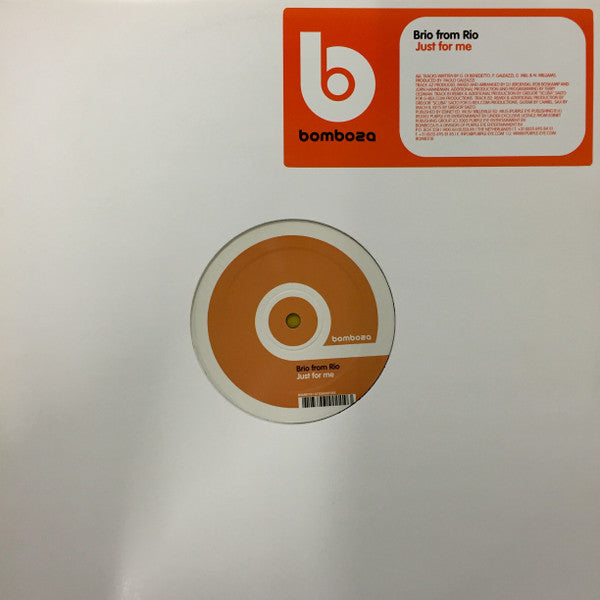 Brio From Rio : Just For Me (12")