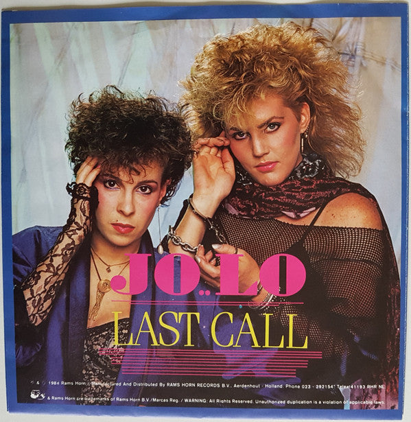 Jolo : Last Call (7", Single)