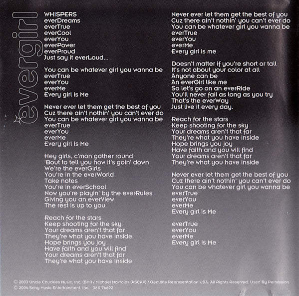 Play (5) : Evergirl (CD, Single)