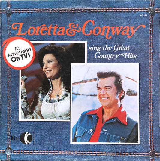 Conway Twitty & Loretta Lynn : Sing The Great Country Hits (LP, Comp)